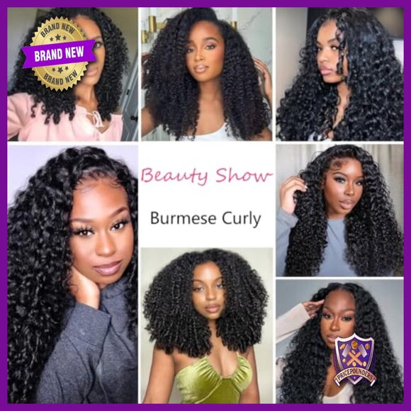 22 Inch Human Hair Extensions 3C4A Water Wave Spiral Curly Quick Weave m_69b510a3ff032038d215eecc.jpeg main image 3